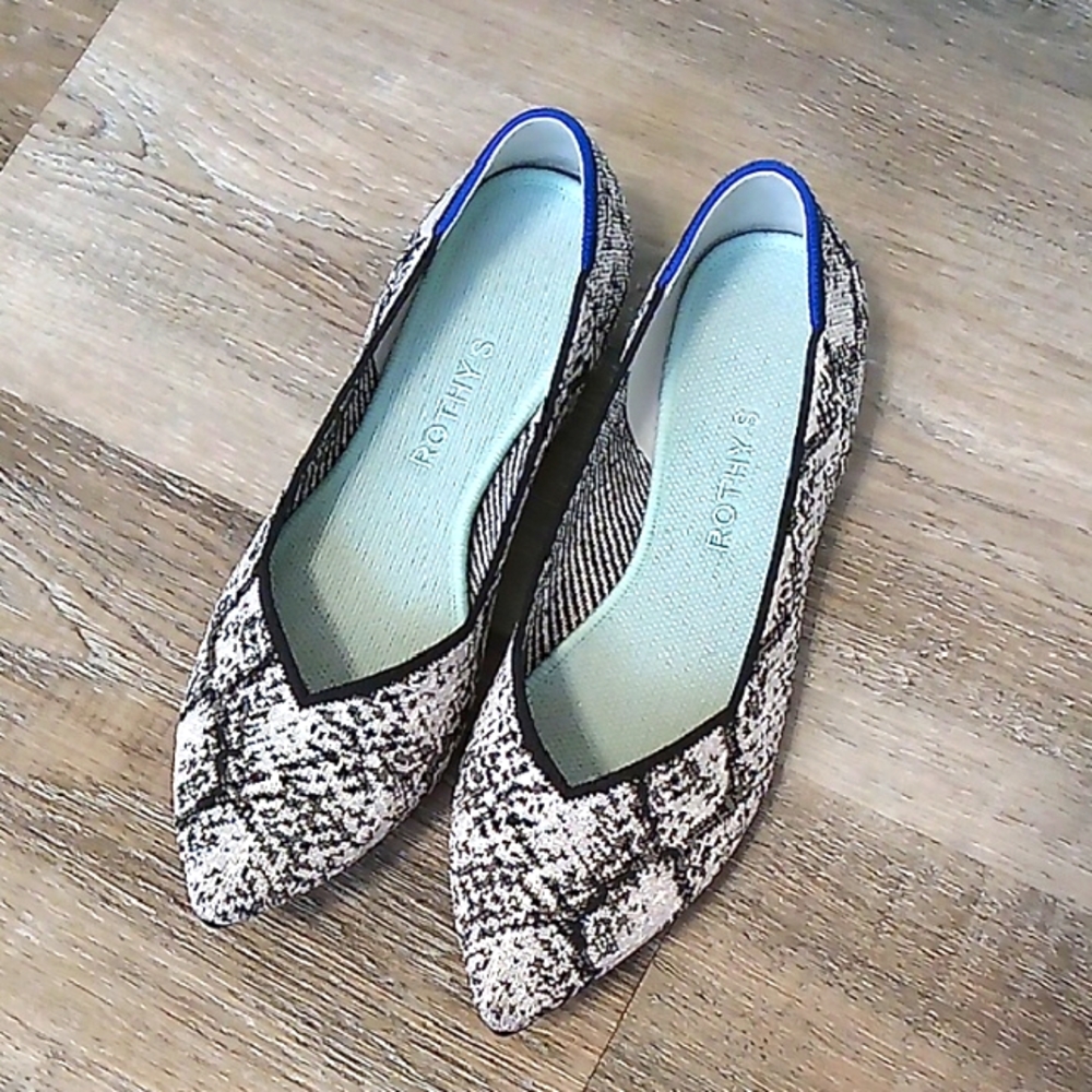 Rothys The Point Python Rare Retired Size W10
